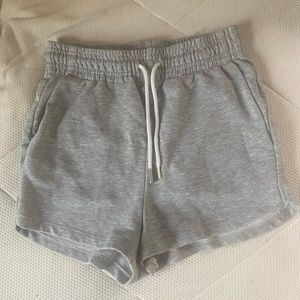 Grey H&M sweatshorts